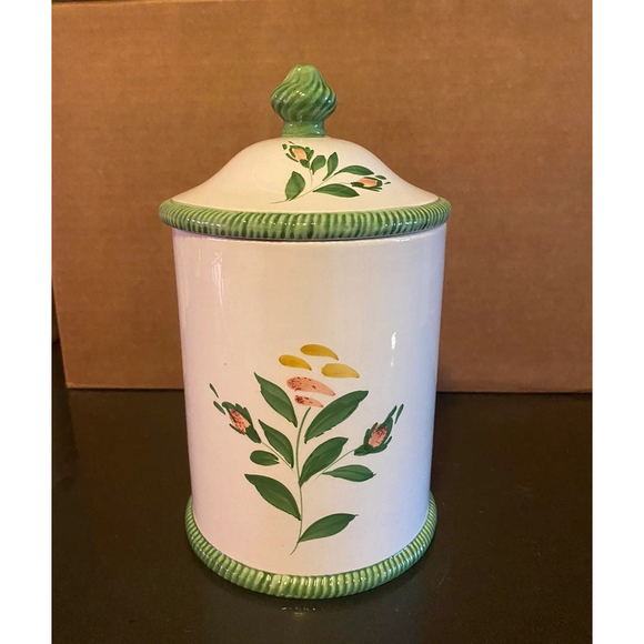 Nora Fenton Handpainted Canister Made in Italy. Numbered 105/99G - Picture 2 of 10